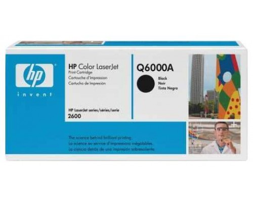 TONER HP Q6000A Nº124A NEGRO 2.500PAG