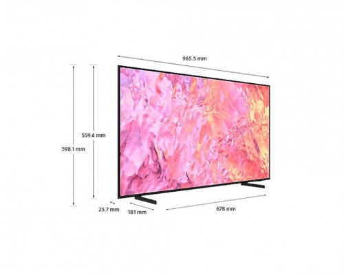 TV SAMSUNG SERIES 6 43" QLED 4K ULTRA HD GRIS