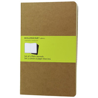 MOLESKINE Paq.3 libretas Cahier L lisas marron kraft-IR20 MOLESKINE Paq.3 libretas Cahier L lisas marron kraft