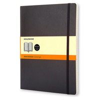 MOLESKINE Cuaderno Classic tapa blanda 192 paginas rayado x-large negro