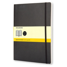 LIBRETA CLASICA TAPA BLANDA NEGRA XL (19X25CM) CUADRICULADA MOLESKINE QP622 (Espera 4 dias)-SX20 LIBRETA CLASICA TAPA BLANDA NEGRA XL (19X25CM) CUADRICULADA MOLESKINE QP622 (Espera 4 dias)