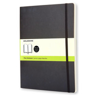 MOLESKINE Cuaderno Classic tapa blanda 192 paginas liso x-large negro