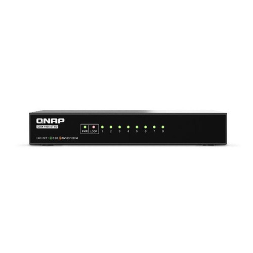 QNAP QSW-1108-8T-R2 Switch No Gest 8x2.5GbE-IA30 QNAP QSW-1108-8T-R2 Switch No Gest 8x2.5GbE