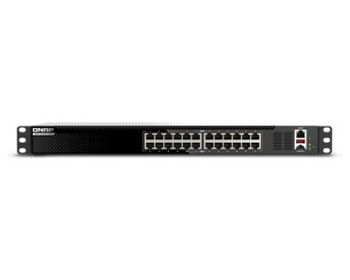 QNAP QSW-M3224-24T switch Gestionado L3 10G Ethernet (100/1000/10000) 1U Negro, Plata (Espera 4 dias)