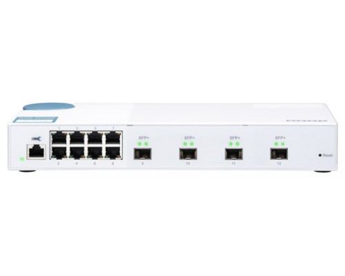 QNAP QSW-M408S switch Gestionado L2 Gigabit Ethernet (10/100/1000) Blanco (Espera 4 dias)