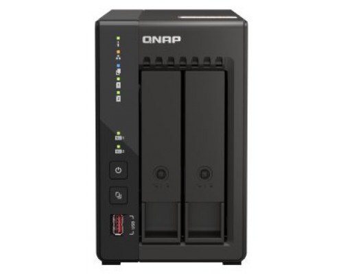 QNAP QVP-21C servidor de almacenamiento Torre Intel® Celeron® J6412 8 GB DDR4 0 TB QVR Pro Negro (Espera 4 dias)