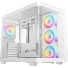 CAJA ATX SEMITORRE DEEPCOOL CG530U 4F WH CRISTAL TEMP