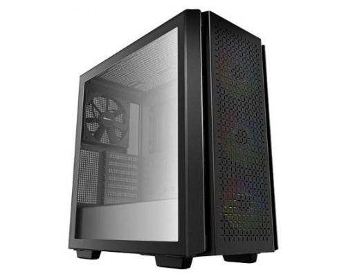 CAJA ATX SEMITORRE DEEPCOOL CG560 CRISTAL TEMPLADO RGB