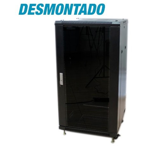 PEPEGREEN ARMARIO RACK 19" 22U 60X100 DESMONTADO PUERTA DELANTERA CRISTAL Y PUERTA TRASERA METALICA-SX30 PEPEGREEN ARMARIO RACK 19" 22U 60X100 DESMONTADO PUERTA DELANTERA CRISTAL Y PUERTA TRASERA METALICA