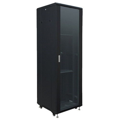 PEPEGREEN ARMARIO RACK 19" 42U 80X80 PUERTA DELANTERA CRISTAL Y PUERTA TRASERA METALICA