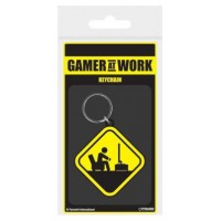 LLAVERO GAMER AT WORK SEÑAL PELIGRO PYRAMID REDSTRING RK38872C (Espera 4 dias)