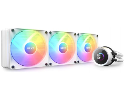 NZXT Kraken 360 RGB Procesador Sistema de refrigeración líquida todo en uno 12 cm Blanco 1 pieza(s) (Espera 4 dias)