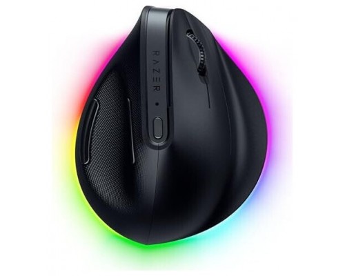 Razer Pro Click V2 Vertical ratón Universal mano derecha RF Wireless + Bluetooth + USB Type-C Óptico 30000 DPI (Espera 4 dias)