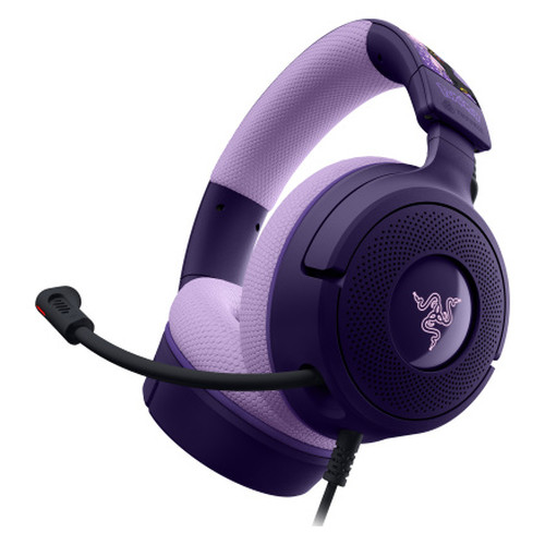 Razer Kraken V4 X &ndash; Espeon & Umbreon Edition Auriculares Al&aacute;mbrico Diadema Juego USB Type-C / USB Type-A P&uacute;rpura, Negro (Espera 4 dias)