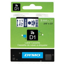DYMO Cinta LM D1 9mmx7m Azul/blanco-IR25 DYMO Cinta LM D1 9mmx7m Azul/blanco