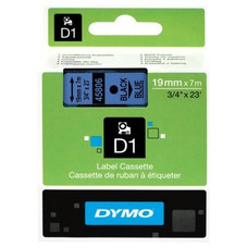 DYMO Cinta LM D1 19mmx7m Negro/azul-IR25 DYMO Cinta LM D1 19mmx7m Negro/azul