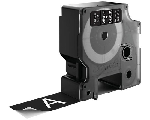DYMO Cinta LM D1 24mmx7m Blanco/negro