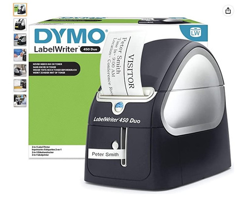 DYMO Rotuladora LABEL WRITER LW450 DUO-SX30 DYMO Rotuladora LABEL WRITER LW450 DUO