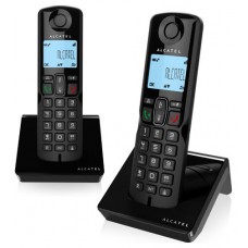 Alcatel S250 Duo Teléfono DECT Negro Identificador de llamadas (Espera 4 dias)
