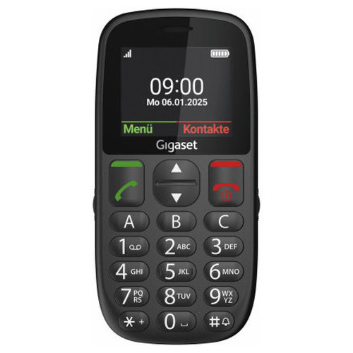 Gigaset GL395 5,59 cm (2.2") 90 g Negro Teléfono para personas mayores (Espera 4 dias)-SX25 Gigaset GL395 5,59 cm (2.2") 90 g Negro Teléfono para personas mayores (Espera 4 dias)