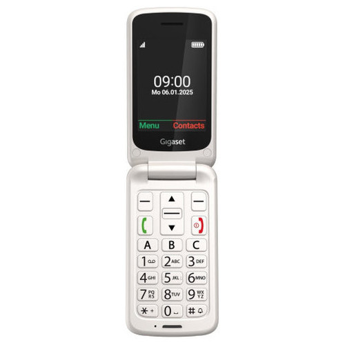 Gigaset GL595 7,11 cm (2.8") 114 g Blanco Tel&eacute;fono para personas mayores (Espera 4 dias)