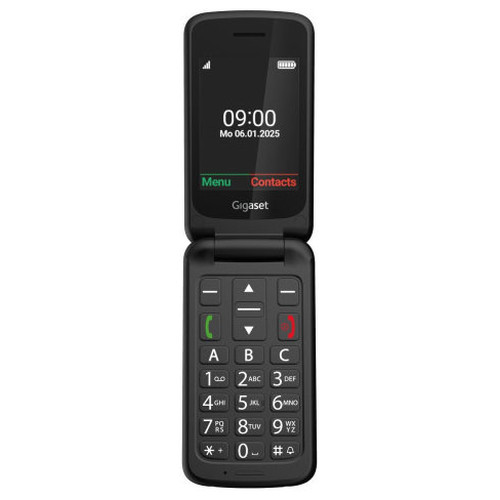 Gigaset GL595 7,11 cm (2.8") 114 g Negro Teléfono para personas mayores (Espera 4 dias)-SX25 Gigaset GL595 7,11 cm (2.8") 114 g Negro Teléfono para personas mayores (Espera 4 dias)