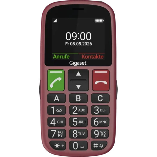 Gigaset GL30 5,59 cm (2.2") 106 g Rojo Teléfono para personas mayores (Espera 4 dias)-SX25 Gigaset GL30 5,59 cm (2.2") 106 g Rojo Teléfono para personas mayores (Espera 4 dias)