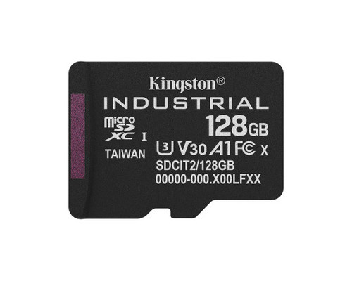 Kingston Technology Tarjeta 128GB microSDXC Industrial C10 A1 pSLC paquete individual sin adaptador (Espera 4 dias)