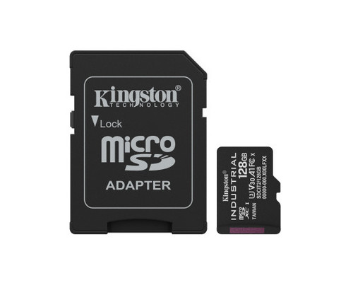Kingston Technology Tarjeta 128GB microSDXC Industrial C10 A1 pSLC + adaptador SD (Espera 4 dias)-SX20 Kingston Technology Tarjeta 128GB microSDXC Industrial C10 A1 pSLC + adaptador SD (Espera 4 dias)