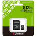 KINGSTON MicroSDXC 512GB GEN3 / Class 10 / Adaptador SD-IR20 KINGSTON MicroSDXC 512GB GEN3 / Class 10 / Adaptador SD