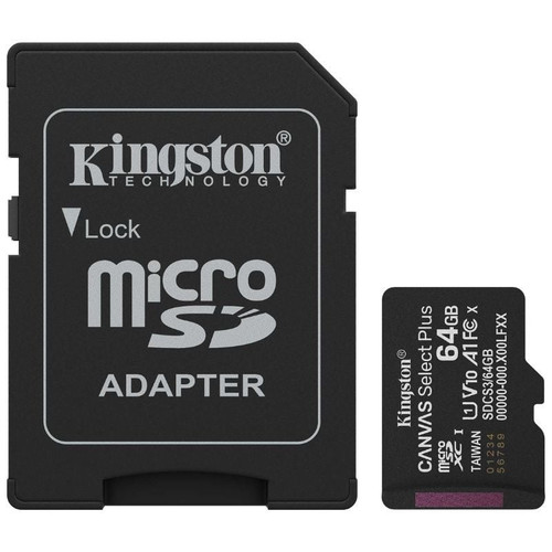 64GB microSDXC Canvas Select Plus Gen3 100MB/s A1