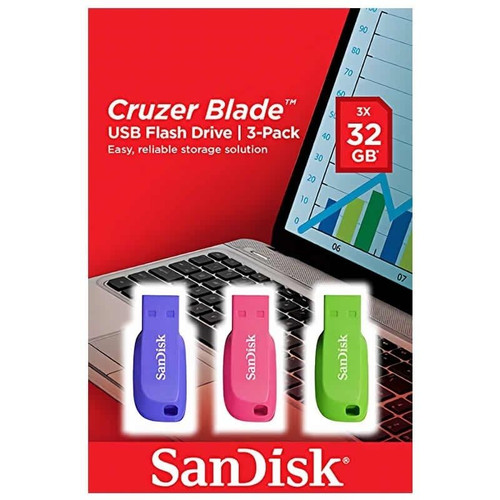PENDRIVE SANDISK CB 32GB X3-DU60 PENDRIVE SANDISK CB 32GB X3