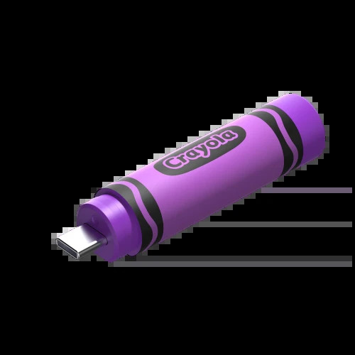 SANDISK CRAYOLA USB-C FLASH DRIVE, 128 GB, - VIVID VIOLET (PURPLE) (Espera 4 dias)-SX60 SANDISK CRAYOLA USB-C FLASH DRIVE, 128 GB, - VIVID VIOLET (PURPLE) (Espera 4 dias)