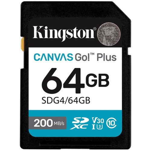 Kingston Canvas Go! Plus 4 SD 64GB class 10 U3 V30