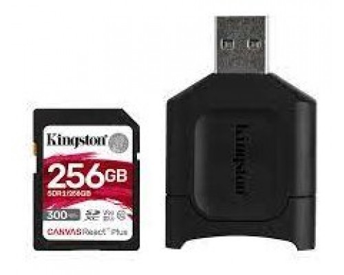 Kingston Technology Canvas React Plus 256 GB SD UHS-II Clase 10 (Espera 4 dias)