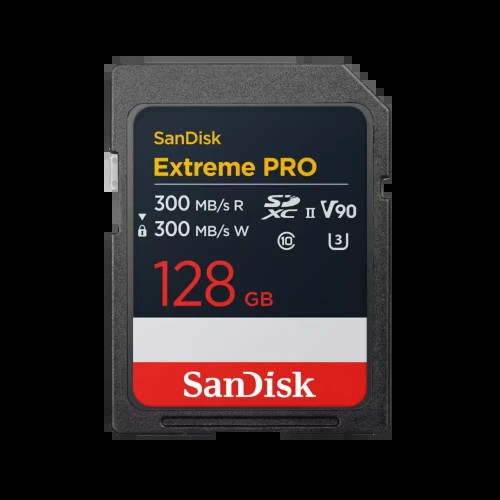 SanDisk Extreme PRO 128 GB SDXC UHS-II Clase 10 (Espera 4 dias)