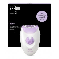 DEPILADORA ELECTRICA BRAUN SILK-EPIL 3 SE3-000 RODILLO MASAJE LUZ SMARTLIGHT