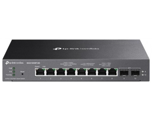 TP-Link SG2210XMP-M2 Switch 8x2,5Gb PoE+ 2xSFP+