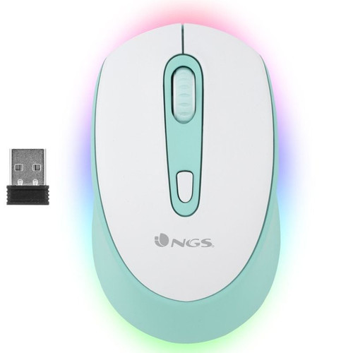 NGS SMOG MINT-RB ratón Juego Ambidextro RF Wireless + Bluetooth Óptico 2400 DPI (Espera 4 dias)-SX30 NGS SMOG MINT-RB ratón Juego Ambidextro RF Wireless + Bluetooth Óptico 2400 DPI (Espera 4 dias)