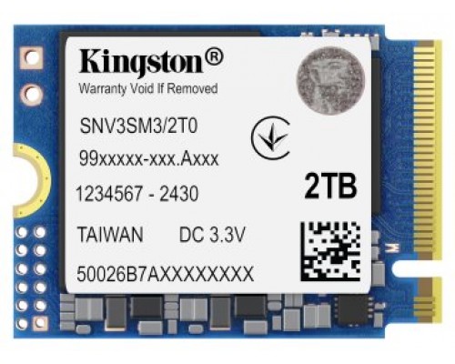 Kingston Technology 2000G NV3 M.2 2230 NVMe SSD (Espera 4 dias)