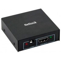 Netlock Splitter HDMI 4K/30Hz de 2 puertos mini