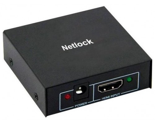 Netlock Splitter HDMI 4K/30Hz de 2 puertos mini