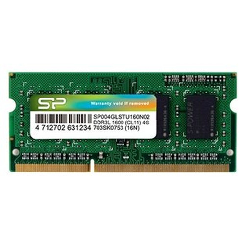 SP SP004GLSTU160 SoDim 4GB DDR3L 1600MH-IA20 SP SP004GLSTU160 SoDim 4GB DDR3L 1600MH