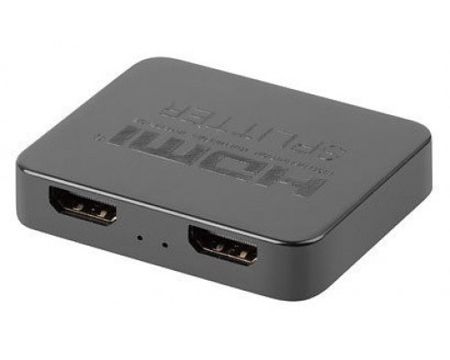 SPLITTER VIDEO LANBERG HDMI A 2 X HDMI 4K + MICRO USB NEGRO