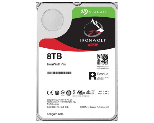 DISCO SEAGATE IRONWOLF PRO 8TB SATA 256MB