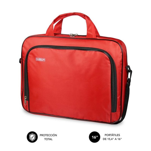 SUBBLIM Maletín Ordenador Oxford Laptop Bag 15,4-16" Red (Espera 4 dias)-SX30 SUBBLIM Maletín Ordenador Oxford Laptop Bag 15,4-16" Red (Espera 4 dias)