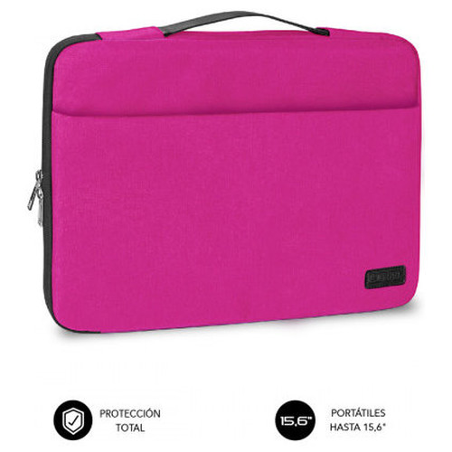 FUNDA PORTATIL SUBBLIM ELEGANT LAPTOP SLEEVE 15,6" PINK-SX30 FUNDA PORTATIL SUBBLIM ELEGANT LAPTOP SLEEVE 15,6" PINK