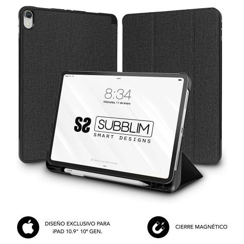 FUNDA TABLET IPAD PRO 10.9""/11"" 10Gen/11a Gen 2025  NEGRO SUBBLIM (Espera 4 dias)