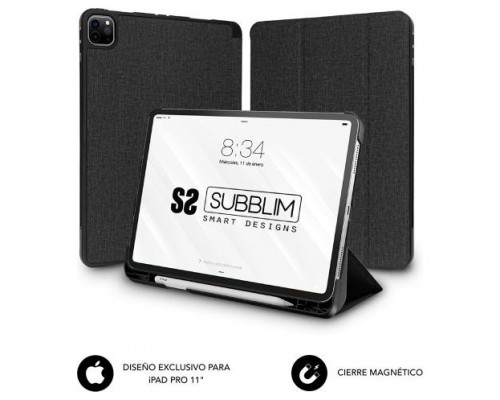 FUNDA TABLET SUBBLIM SHOCK CASE IPAD PRO 11" 2021/20/18 BLACK