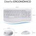 TECLADO + RATON OFFICE PROWAVE WIRELESS BLANCO SUBBLIM (Espera 4 dias)